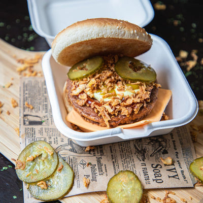 Bicky chicken cheeseburger
